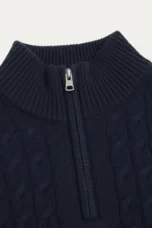 Bonaventure | Cable Knit Half Zip