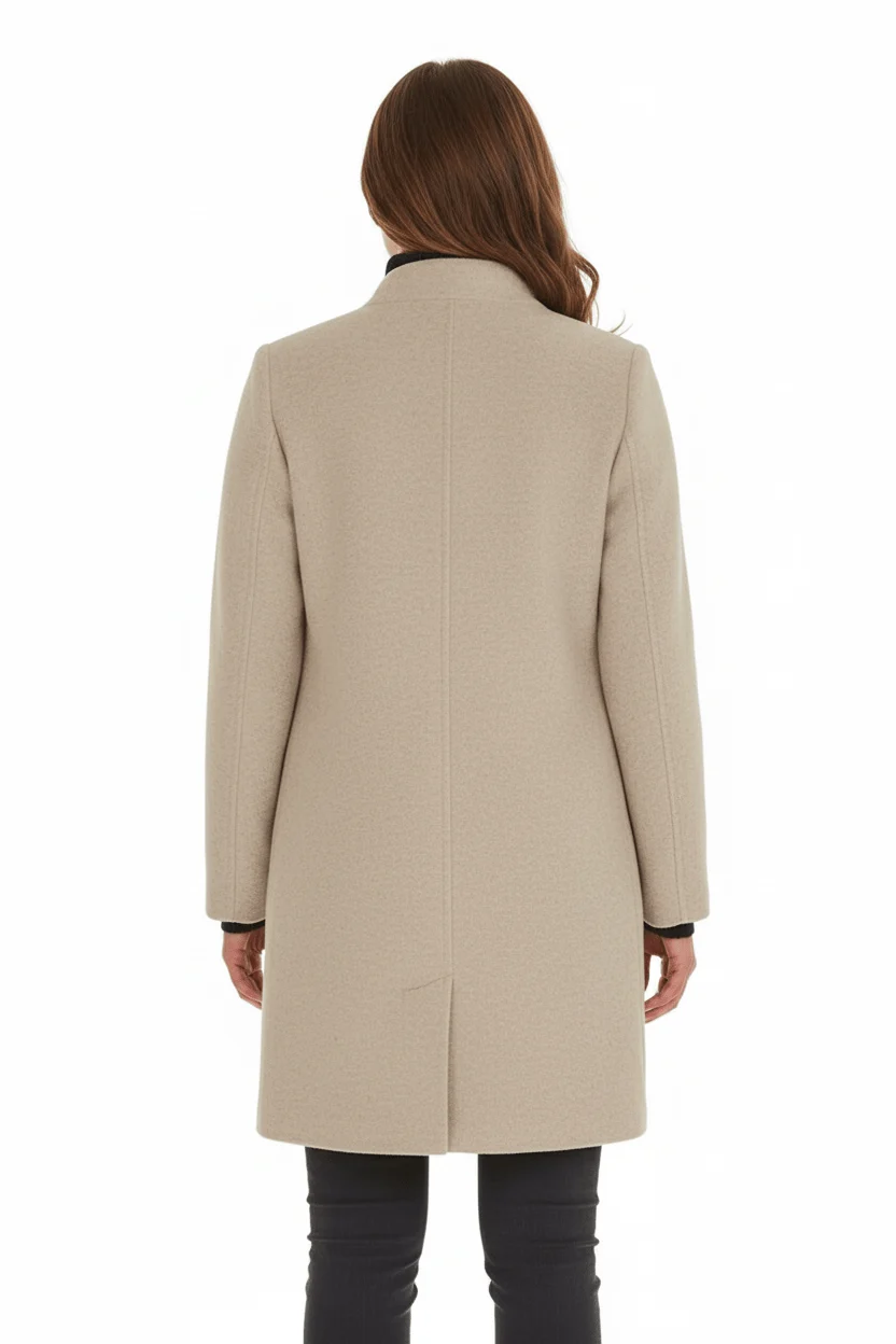 Sidonie | Wool-Blend Overcoat, To the Knee