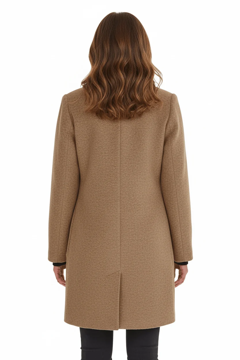 Sidonie | Wool-Blend Overcoat, To the Knee