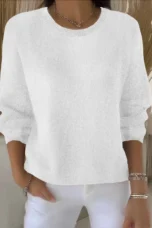Elvire | Fine Knit Crew Neck Sweater