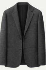 Gaston | Woven Check Wool Blazer