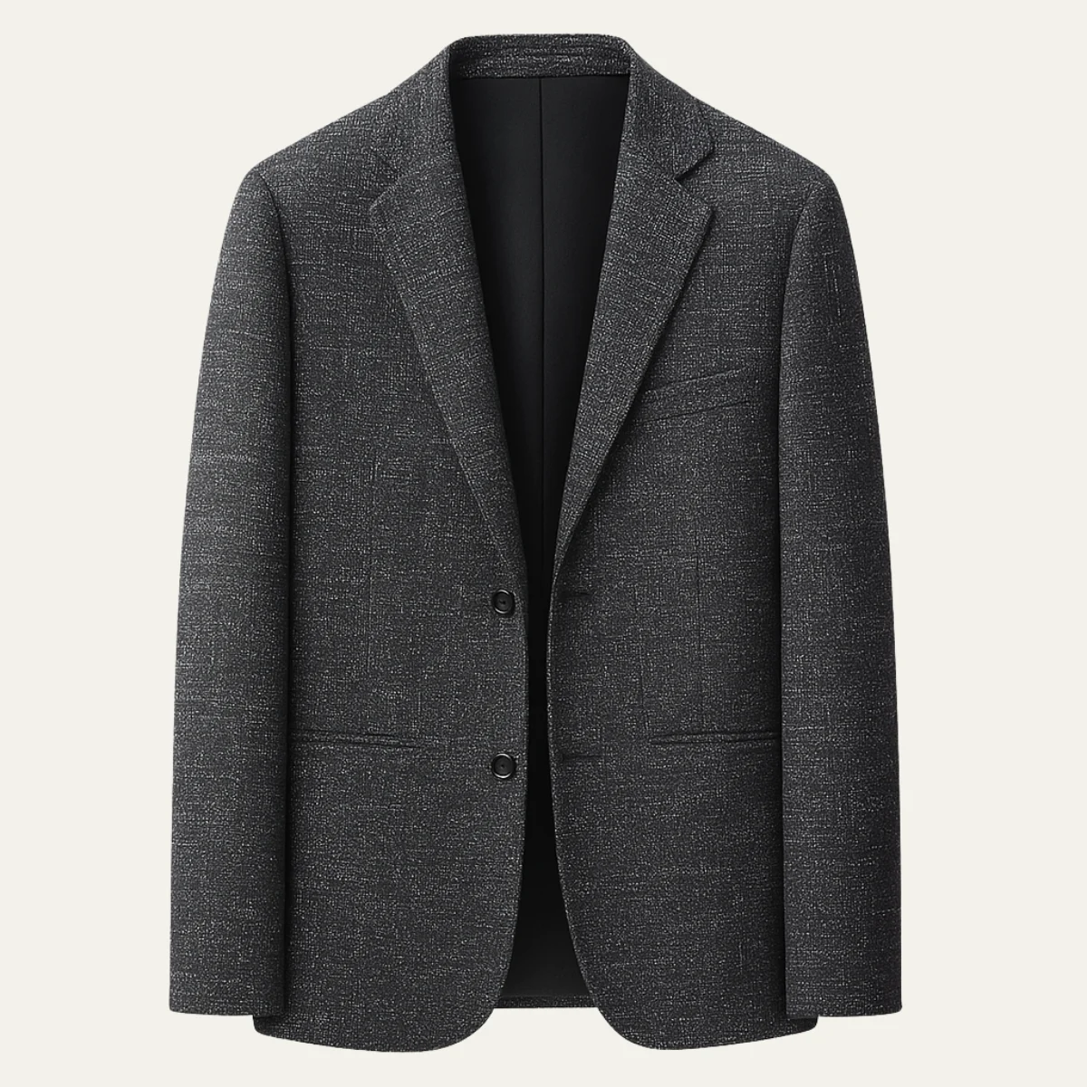 Gaston | Woven Check Wool Blazer