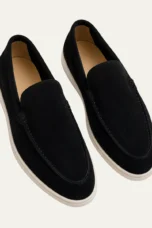 Henri | Apron Stitch Suede Loafers