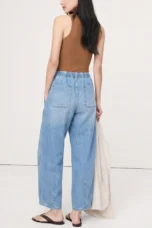 Maryse | Pull-On 100% Cotton Denim Jeans