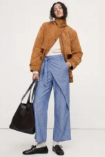 Paquerette | Cotton Pinstripe Trousers