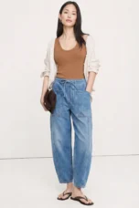 Maryse | Pull-On 100% Cotton Denim Jeans