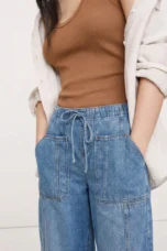 Maryse | Pull-On 100% Cotton Denim Jeans