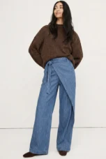 Paquerette | Cotton Pinstripe Trousers