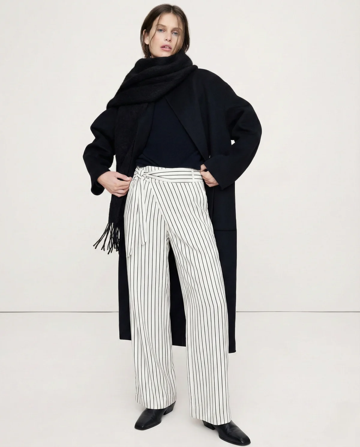 Paquerette | Cotton Pinstripe Trousers
