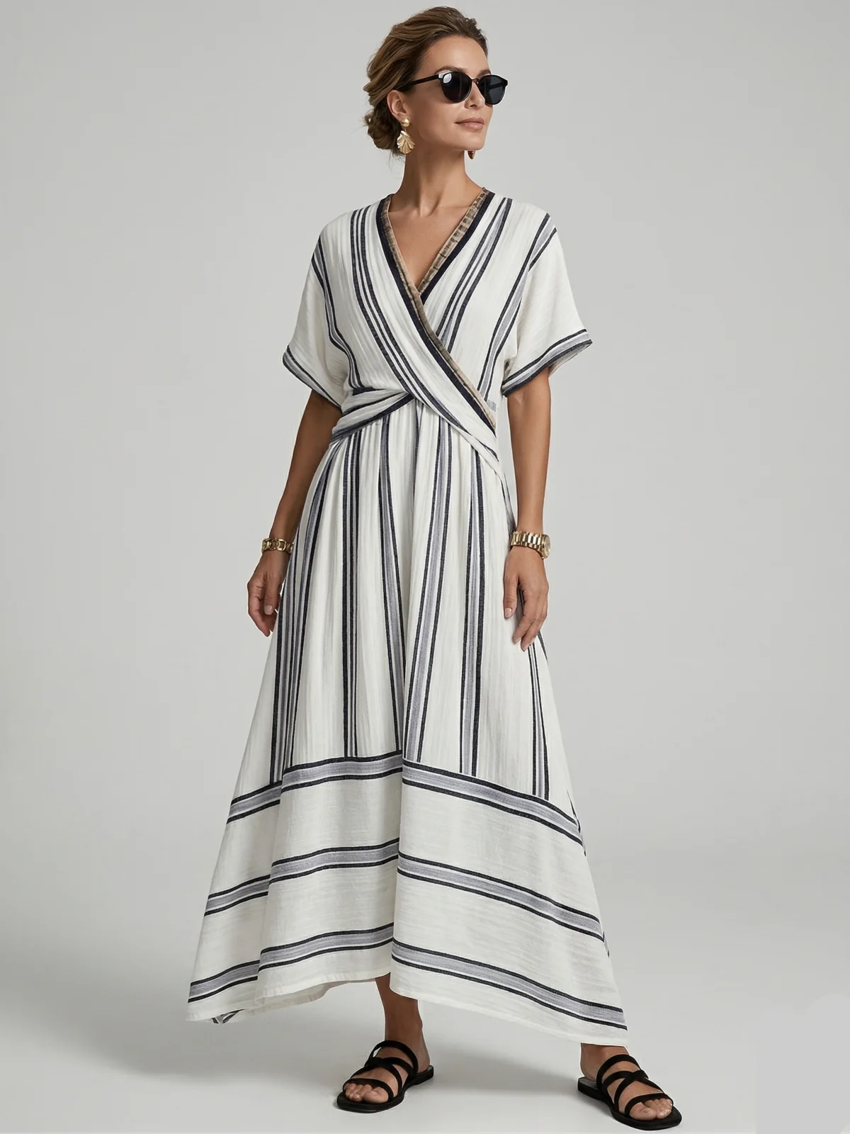 Léandrine | Kimono Sleeve Maxi Dress