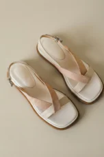 Maximilienne | Leather Low Platform Sandals