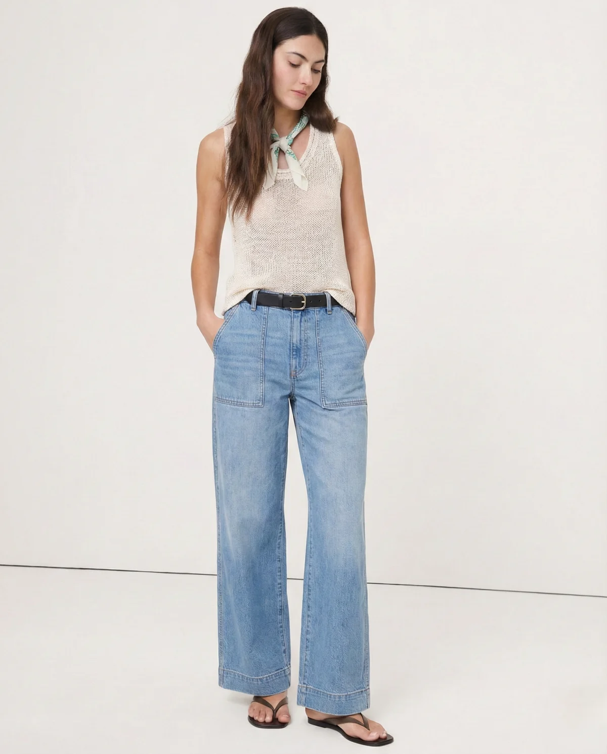 Johanne | High Waist Wide Leg Denim Jeans