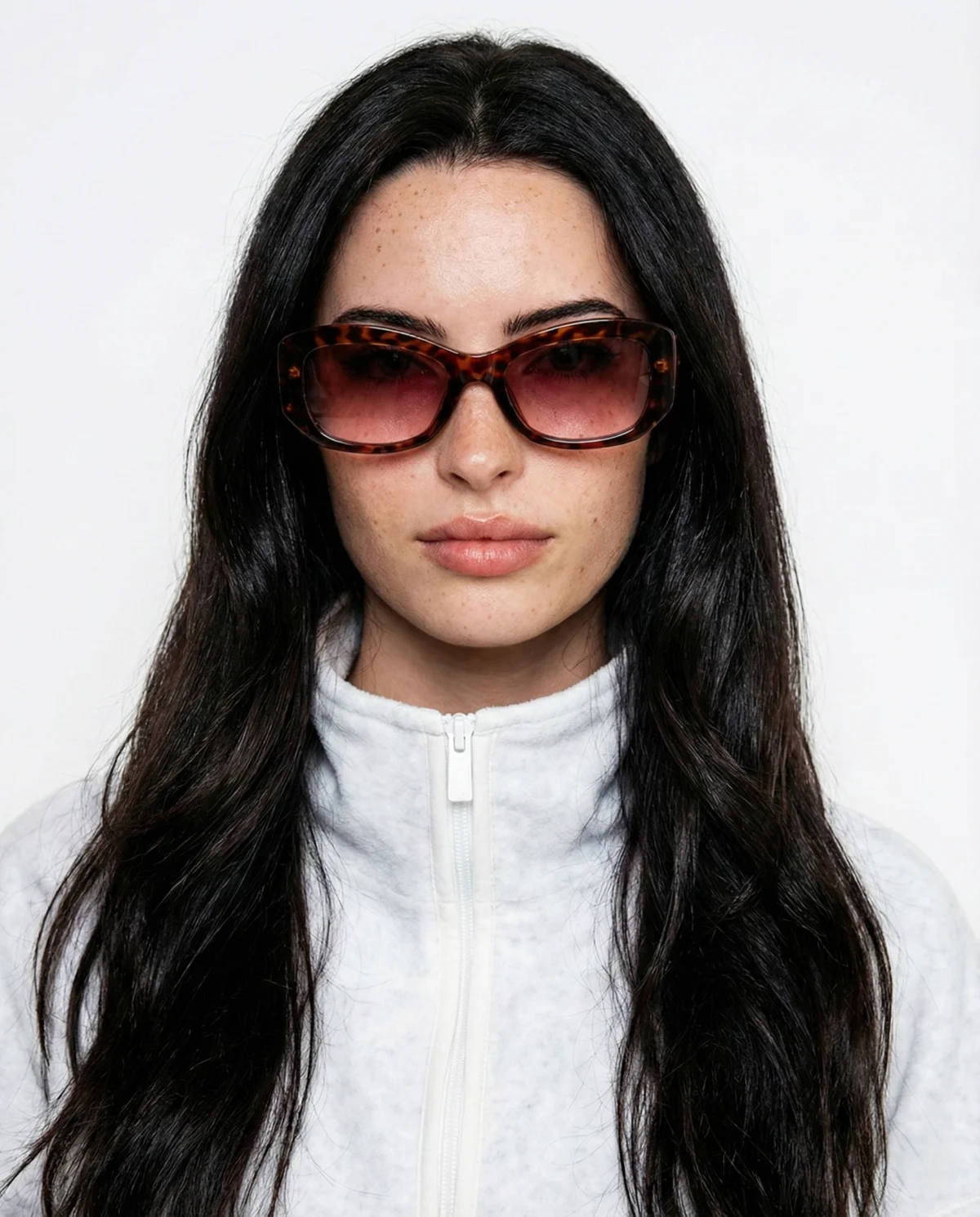 Gradient Lens Oversized Sunglasses