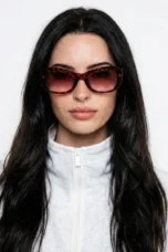 Gradient Lens Oversized Sunglasses