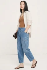 Maryse | Pull-On 100% Cotton Denim Jeans