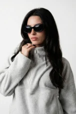 Gradient Lens Oversized Sunglasses