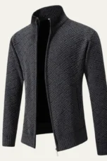 Antoine | Brushed Fleece Zip Cardigan