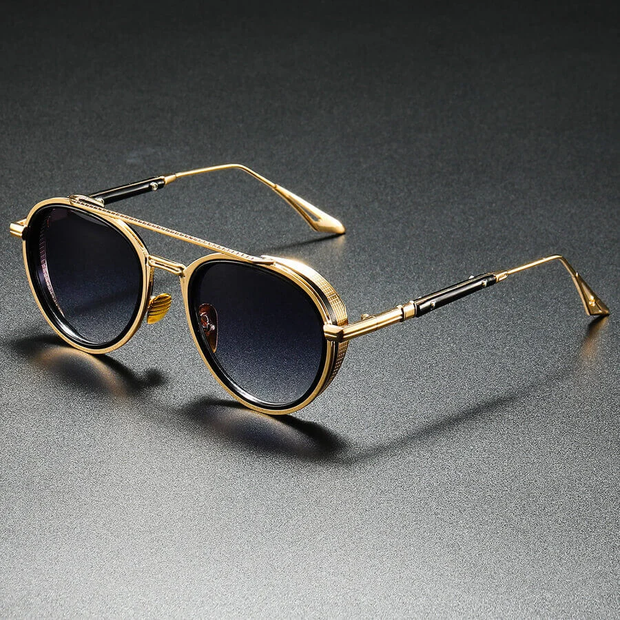 Thick Acetate Retro Sunglasses