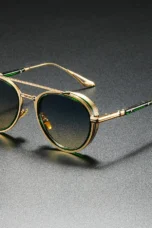 Thick Acetate Retro Sunglasses