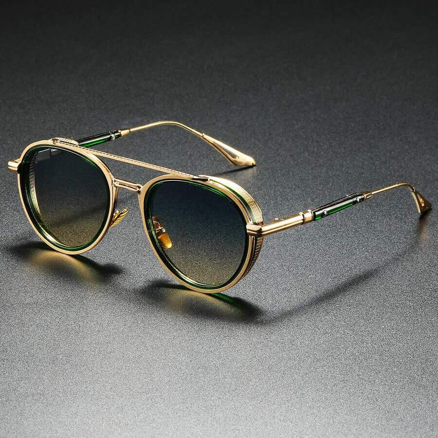 Thick Acetate Retro Sunglasses