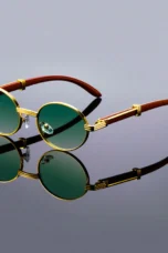 Oval Acetate Sunglasses, UV400