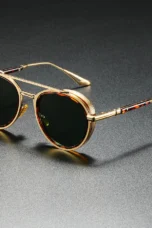 Thick Acetate Retro Sunglasses