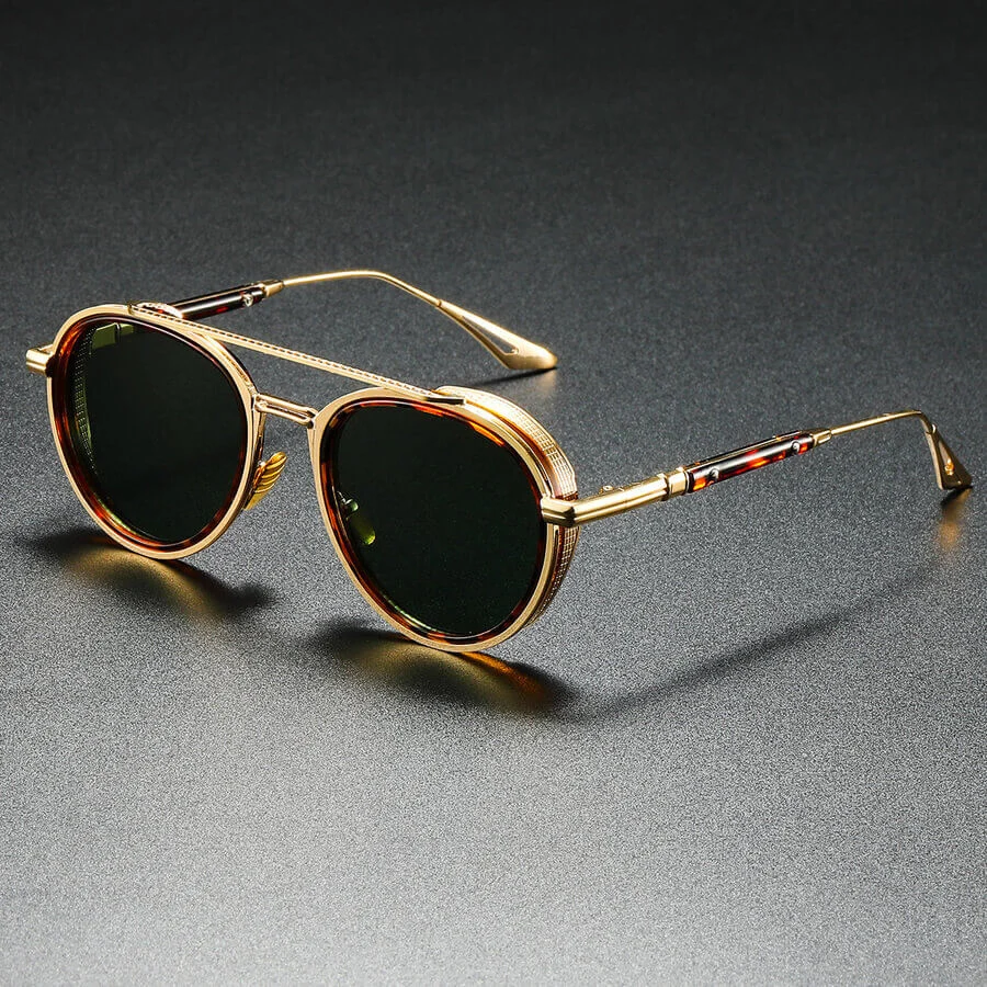 Thick Acetate Retro Sunglasses