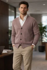 Martine | Cotton-Blend Button Cardigan