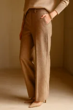 Colombine | 45% Wool Straight Leg Pants