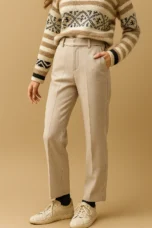Colombine | 45% Wool Straight Leg Pants