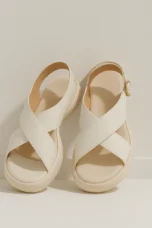 Bathilde | Crossover Band Padded Slides