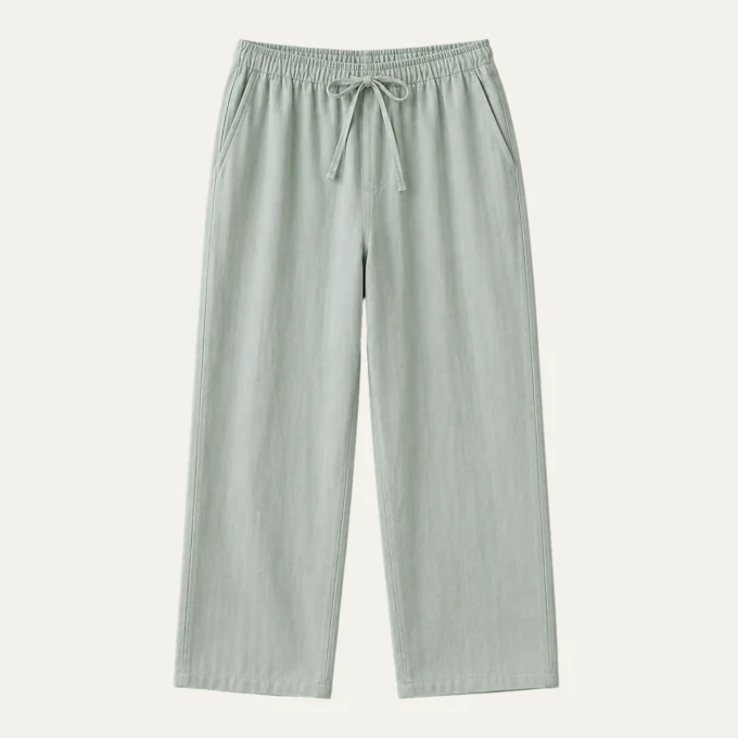 Verna | Relaxed Linen Drawstring Trousers