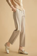 Pascaline | Wool Blend Tapered Trousers