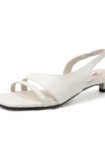 Estella | Sheepskin Lined Tie Strap Heels