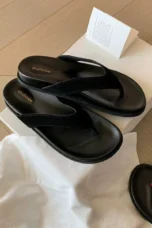 Myrna | Sheepskin Lined Thong Sandals