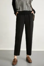 Pascaline | Wool Blend Tapered Trousers
