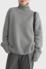 Helen | 100% Cashmere High Neck Sweater