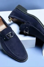 Denis | Buckled Suede Loafers