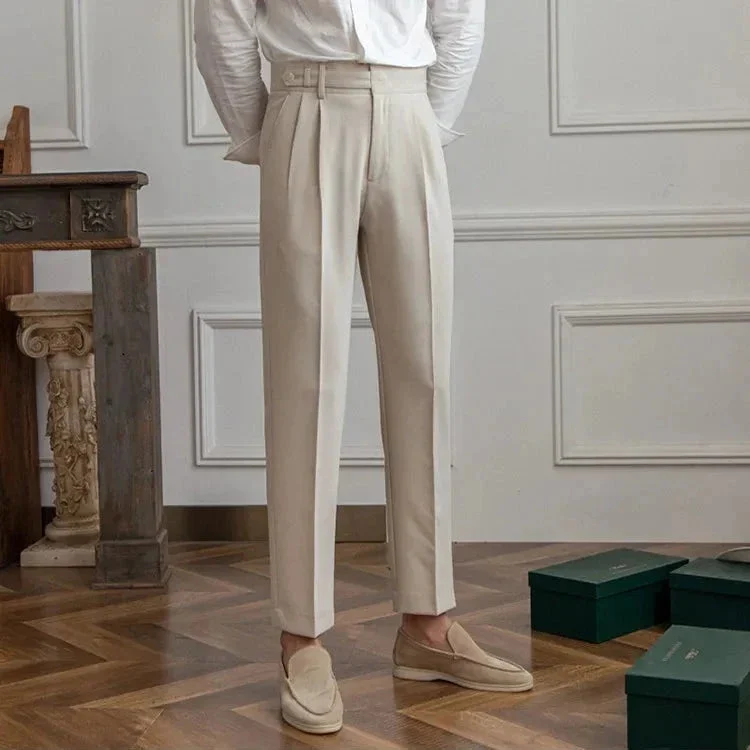 Agnes | High Rise Straight Leg Trousers