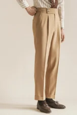 Carole | High Waist Pleated Trousers