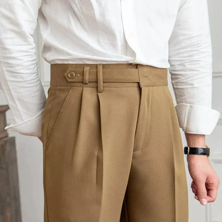 Agnes | High Rise Straight Leg Trousers