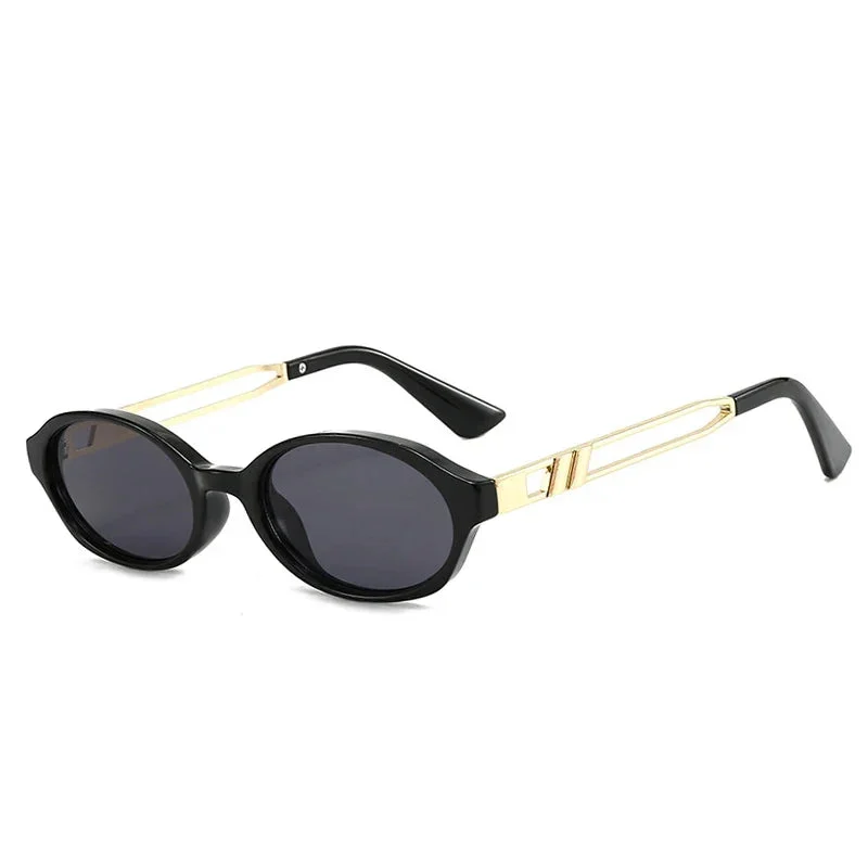 Tortoiseshell Sunglasses, Gold Temples