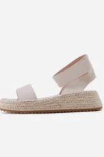 Zulma | Leather Strap Platform Espadrilles