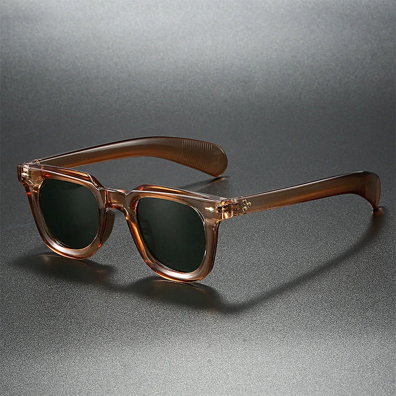 Square Acetate Sunglasses, UV400