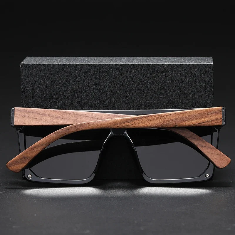 Bamboo Arm Polarized Sunglasses