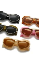Tinted Lens Slim Frame Sunglasses
