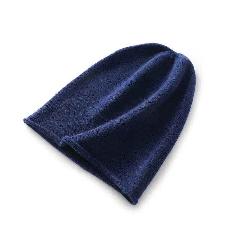 100% Cashmere Knit Beanie