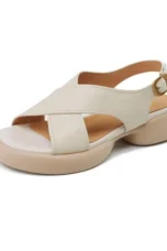 Bathilde | Crossover Band Padded Slides