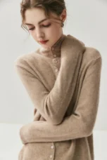 Albertine | Cashmere Button Cardigan
