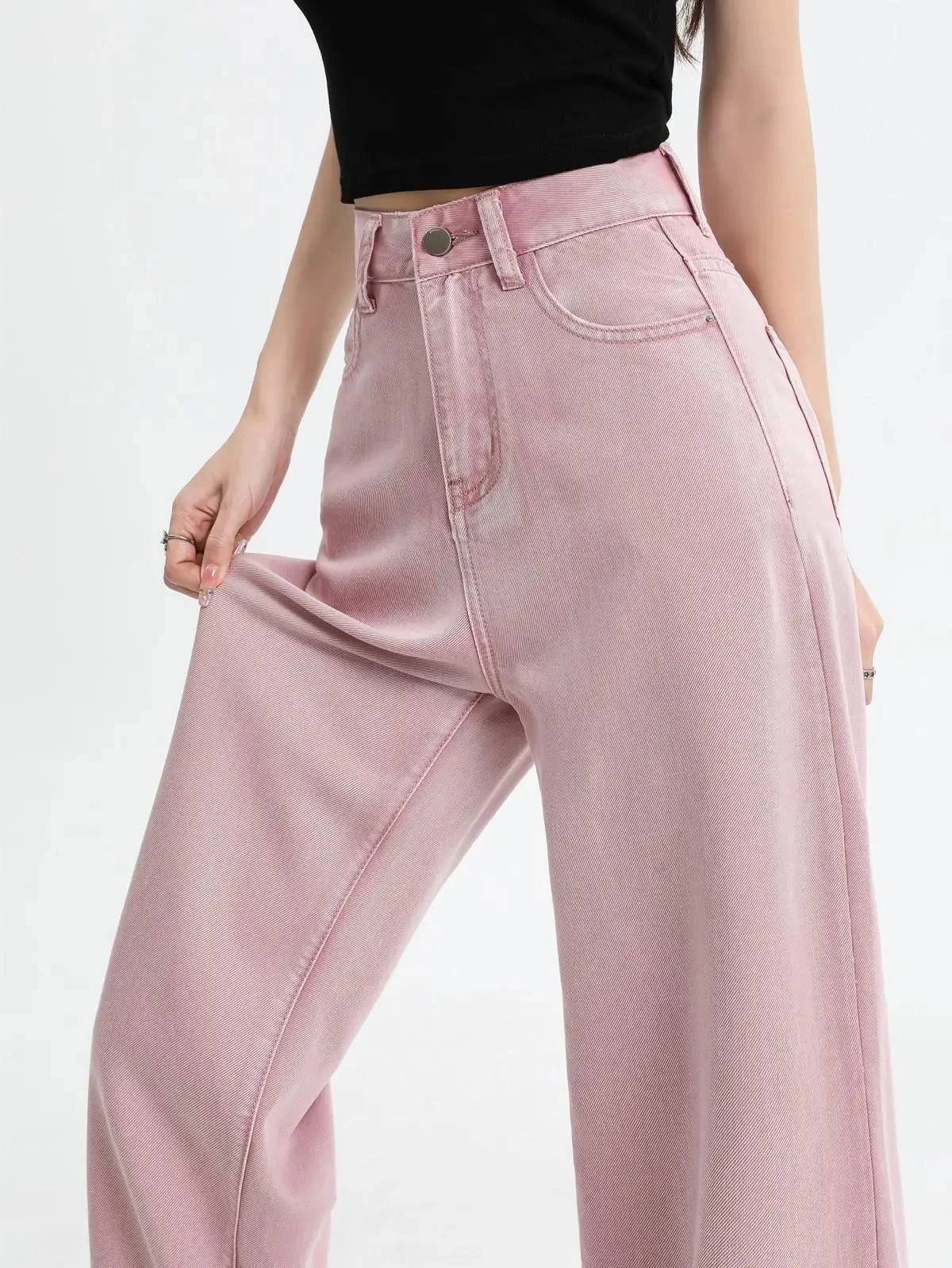 Jehanne | Loose High Waist Cotton Jeans